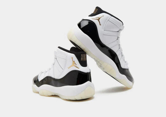 Air Jordan 11 Retro DMP Gratitude Black White Metallic Gold