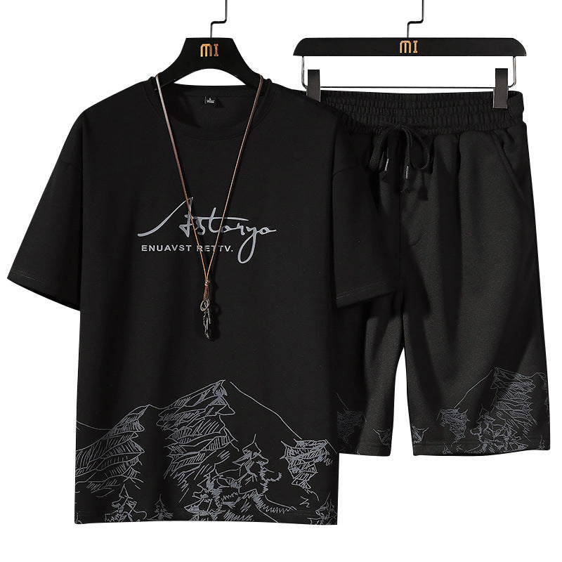 T-Shirt Suit Two-Piece Set