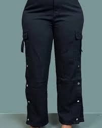 Elastic waist cargo pant